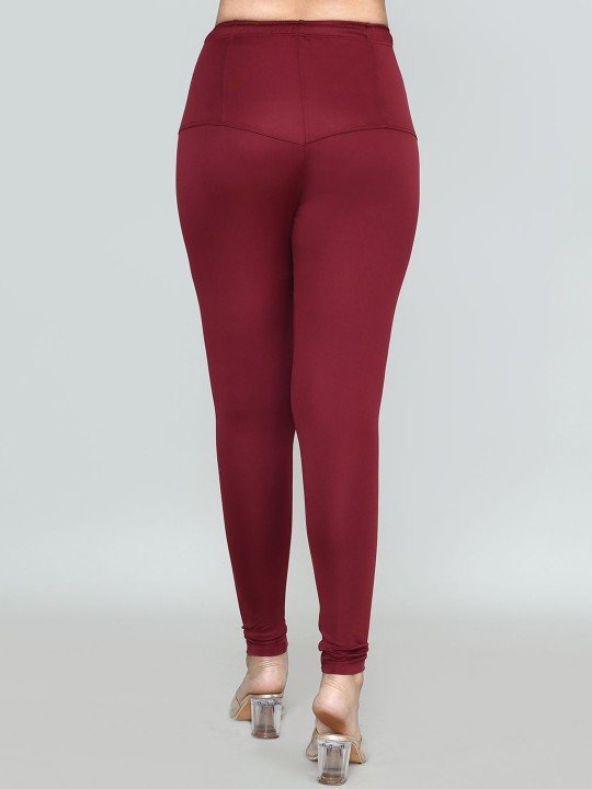 Women Cotton Blend Breathable Churidar Length Leggings