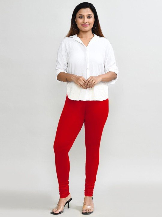 Mid Rise Churidar Length Leggings